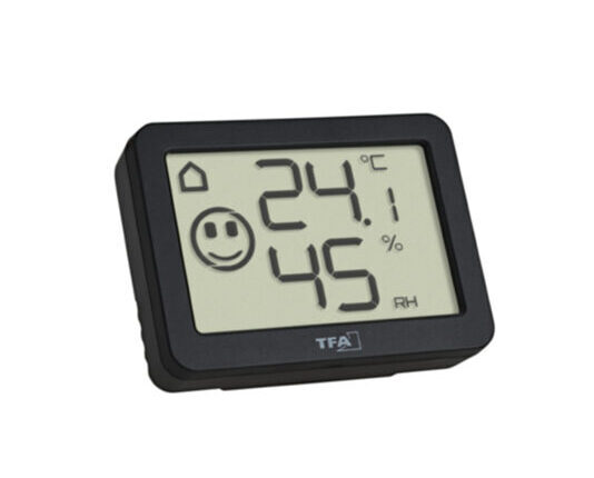 Thermo-Hygrometer Digital Schwarz