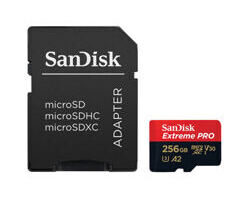 SanDisk ExtremePro 200MB/s microSD 256GB