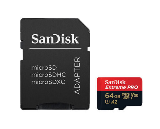 SanDisk ExtremePro 200MB/s microSD 64GB