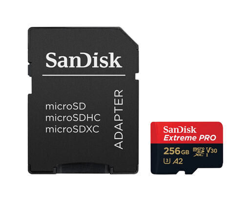 SanDisk ExtremePro 200MB/s microSD 256GB