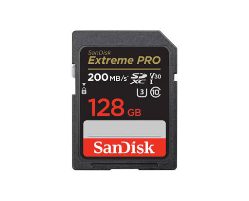 SanDisk Extreme Pro 200MB/s SDXC 128GB