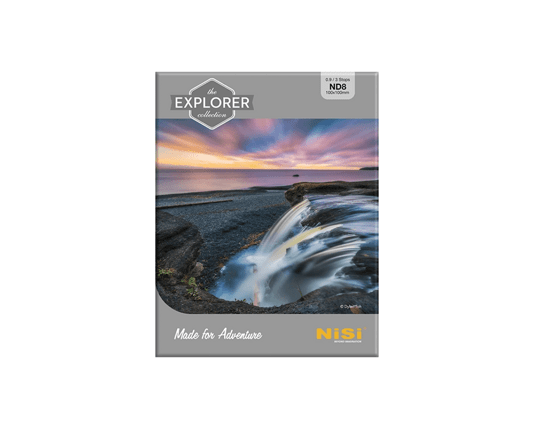 NiSi Explorer Collection 100x100mm Nano IR Graufilter – ND8 (0.9) – 3 Stop