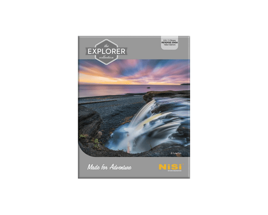 NiSi Explorer Collection 100x150mm Nano IR Reverse Grauverlaufsfilter – GND8 (0.9) – 3 Stop